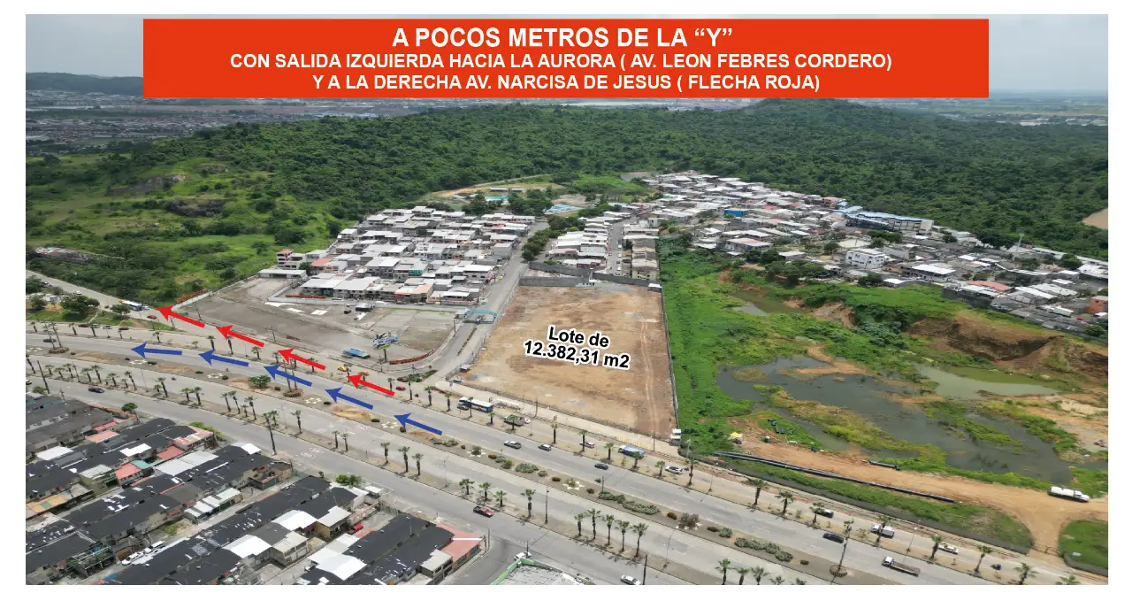 Vista completa del terreno